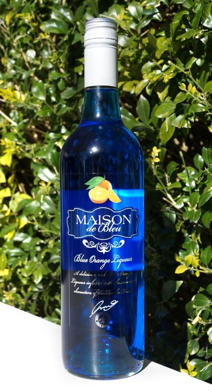 Maison Blue Curacao Blue Orange Liqueur