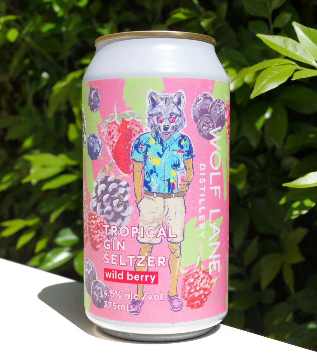 Wolf Lane Distillery Wild Berry Tropical Gin Seltzer
