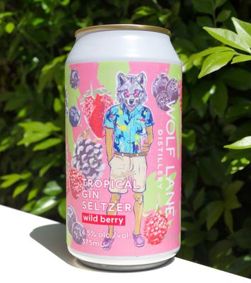 Wolf Lane Distillery Wild Berry Tropical Gin Seltzer