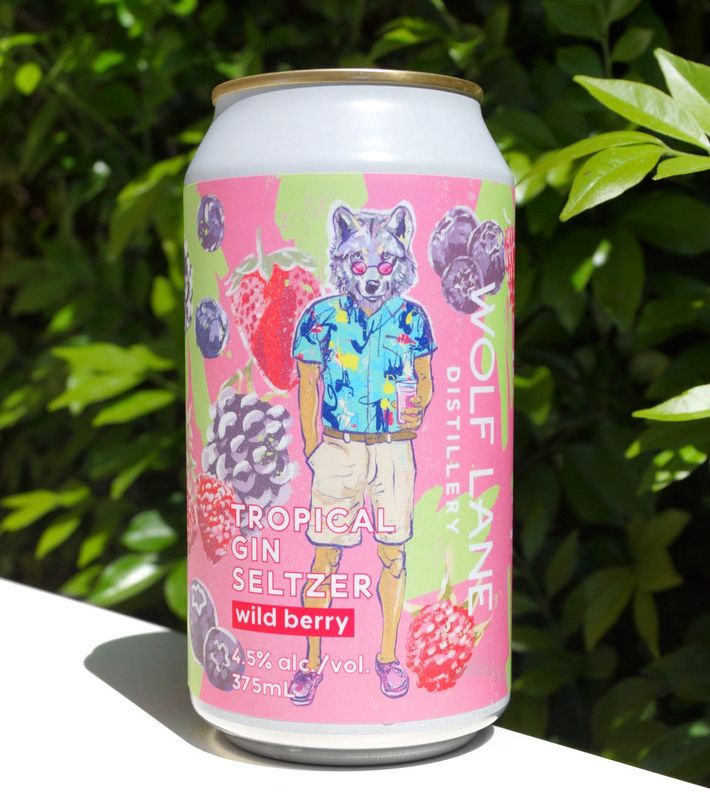 Wolf Lane Distillery Wild Berry Tropical Gin Seltzer