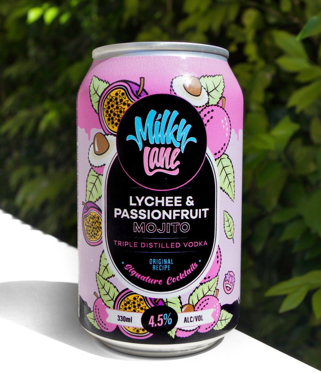 Milky Lane Lychee &amp; Passionfruit Mojito