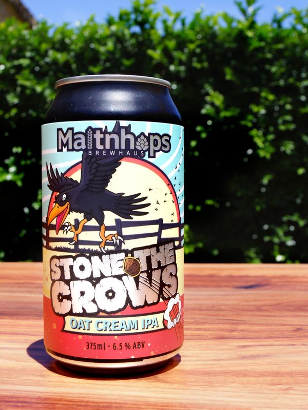 Maltnhops Stone the Crows Oat Cream IPA
