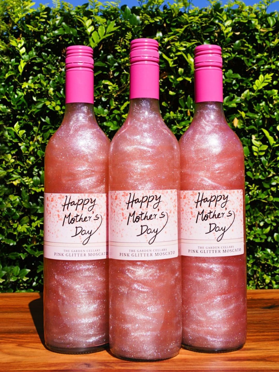 Pink Glitter Moscato, Label: Happy Mother's Day
