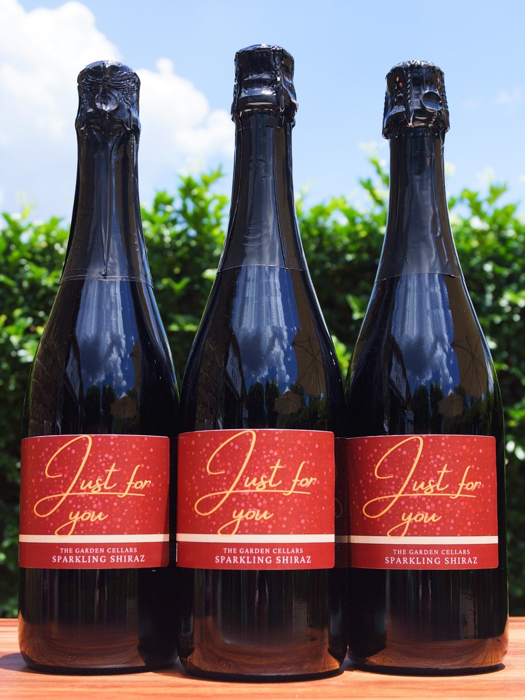 Garden Cellars Premium Sparkling Shiraz, Label: Just for You