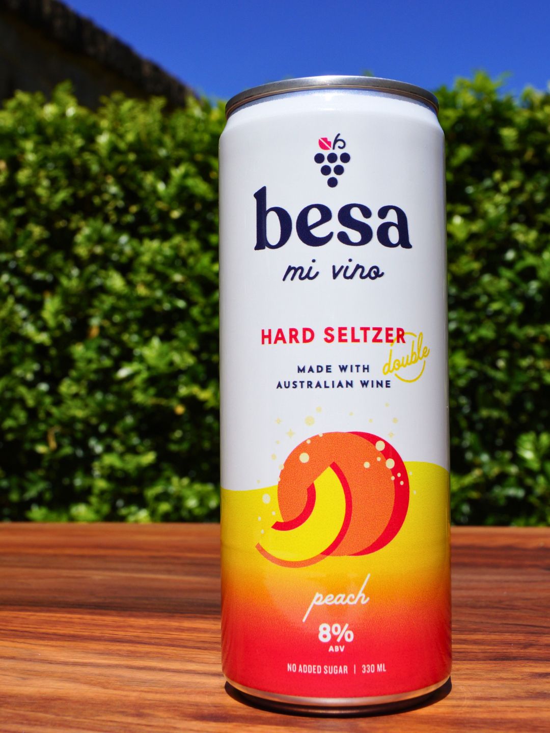 Besa Mi Vino Peach Hard Seltzer