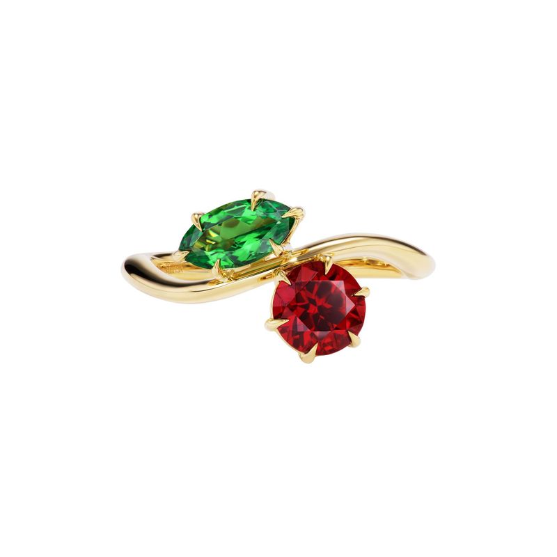 Cherry Twist Ring