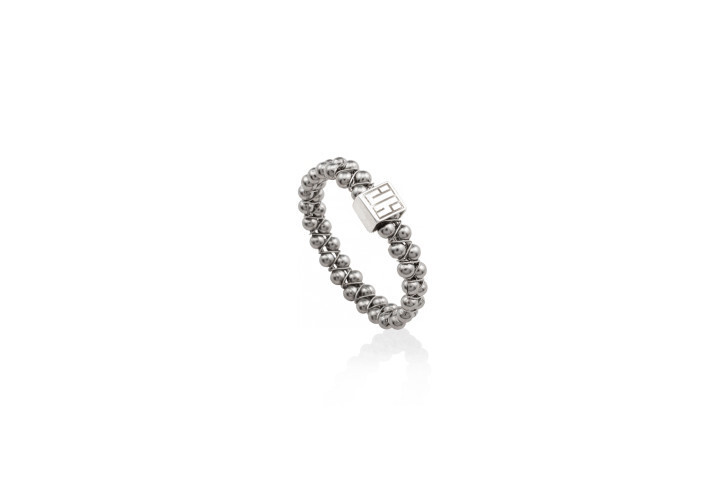 JH Halo Ring, Color: Stainless, Size: 5