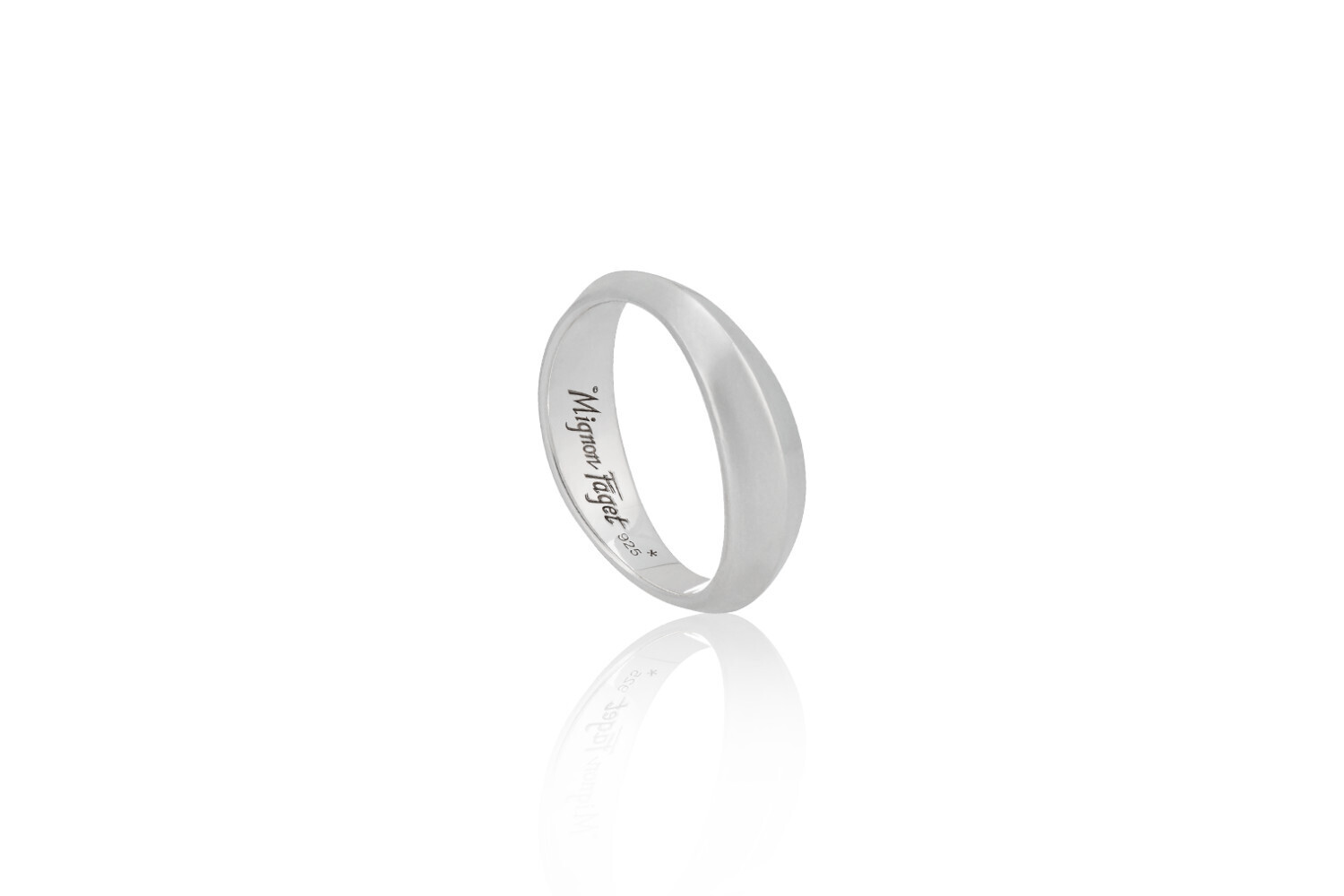 Neutral Ground Wide Ring Sterling, Size: 5