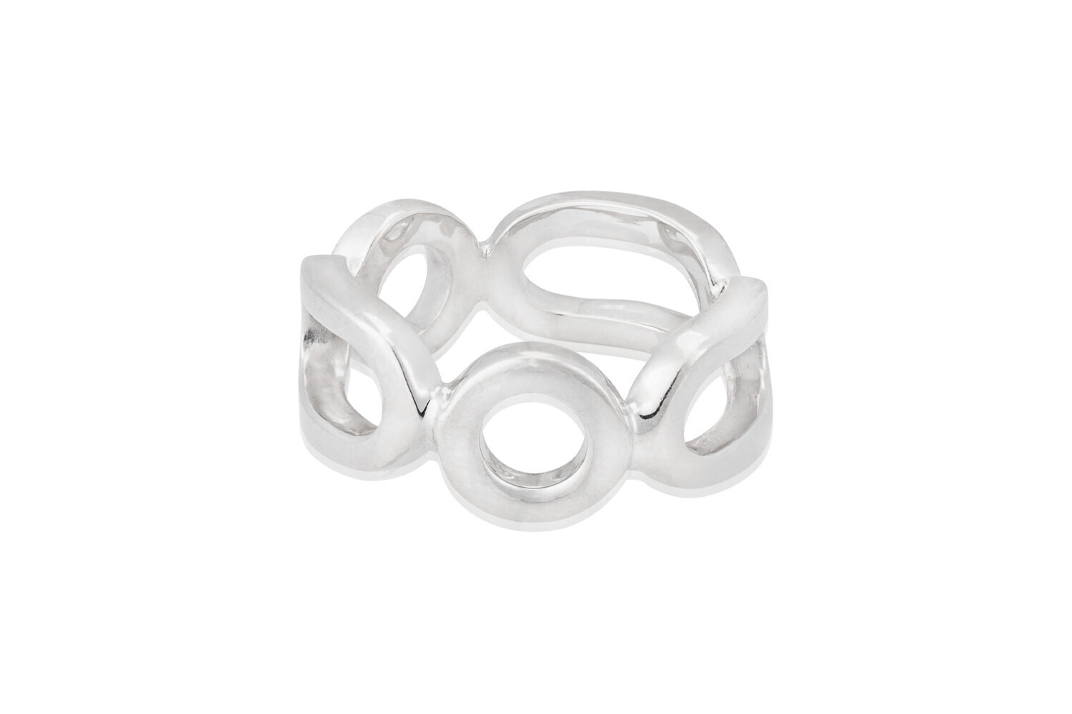 Lozenge Link Ring, Size: 6