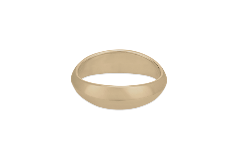 Neutral Ground Wide Ring Bronze