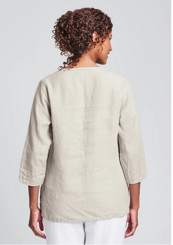 Flax V Pullover