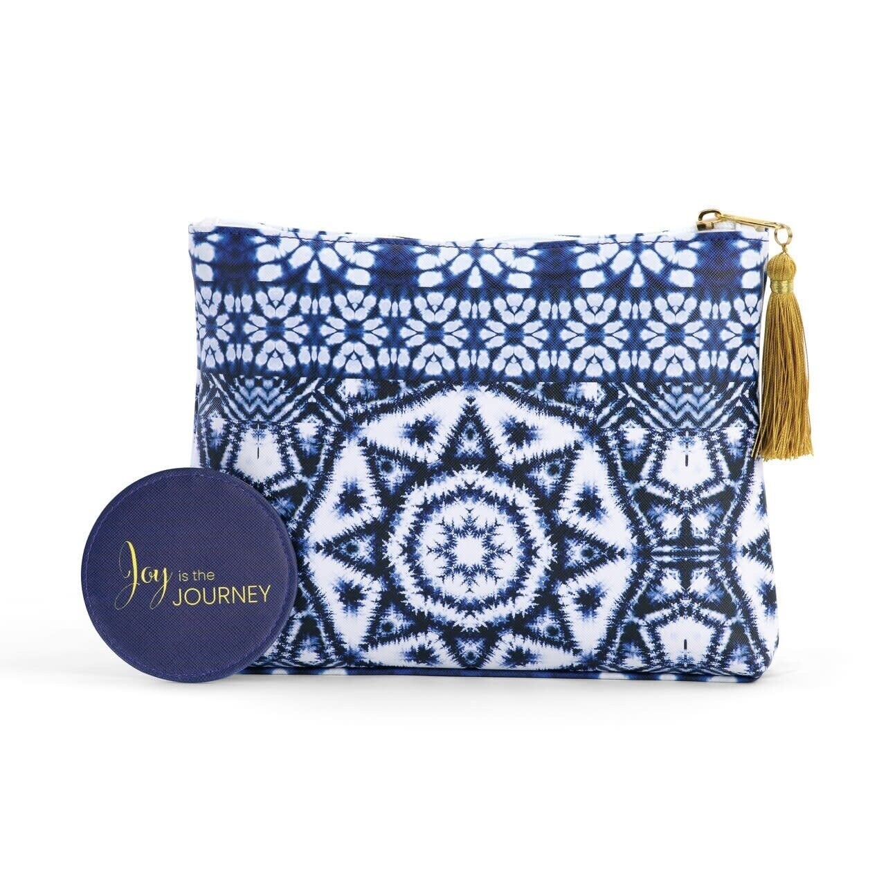 Zip Pouch, Item: Indigo Pattern