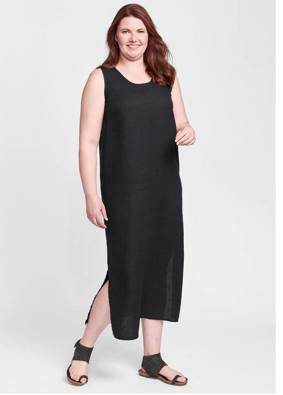 Slipster Dress, Color: Black, Size: P