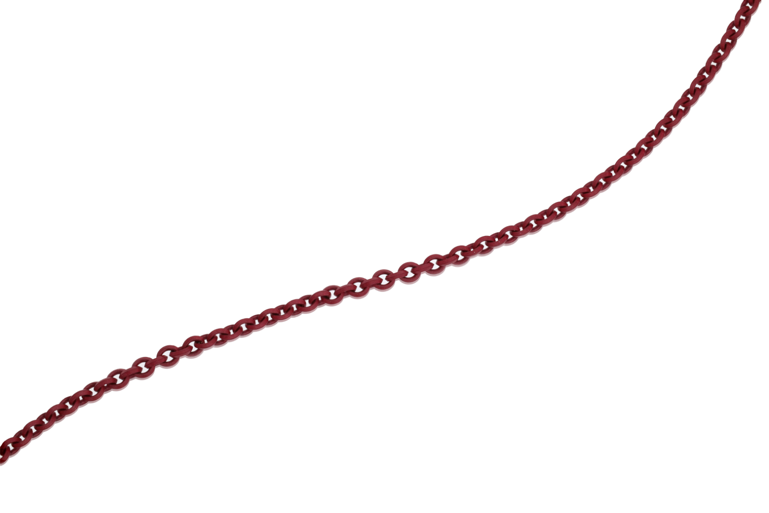 Navette Chain, Color: Red, Size: 18&quot;