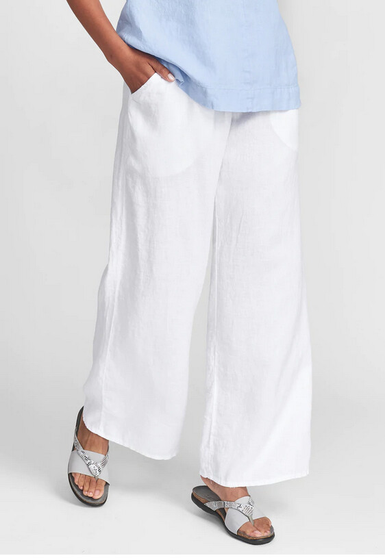 Flat Iron Pant, Color: White, Size: P