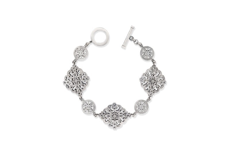Renaissance Sterling Linking Bracelet