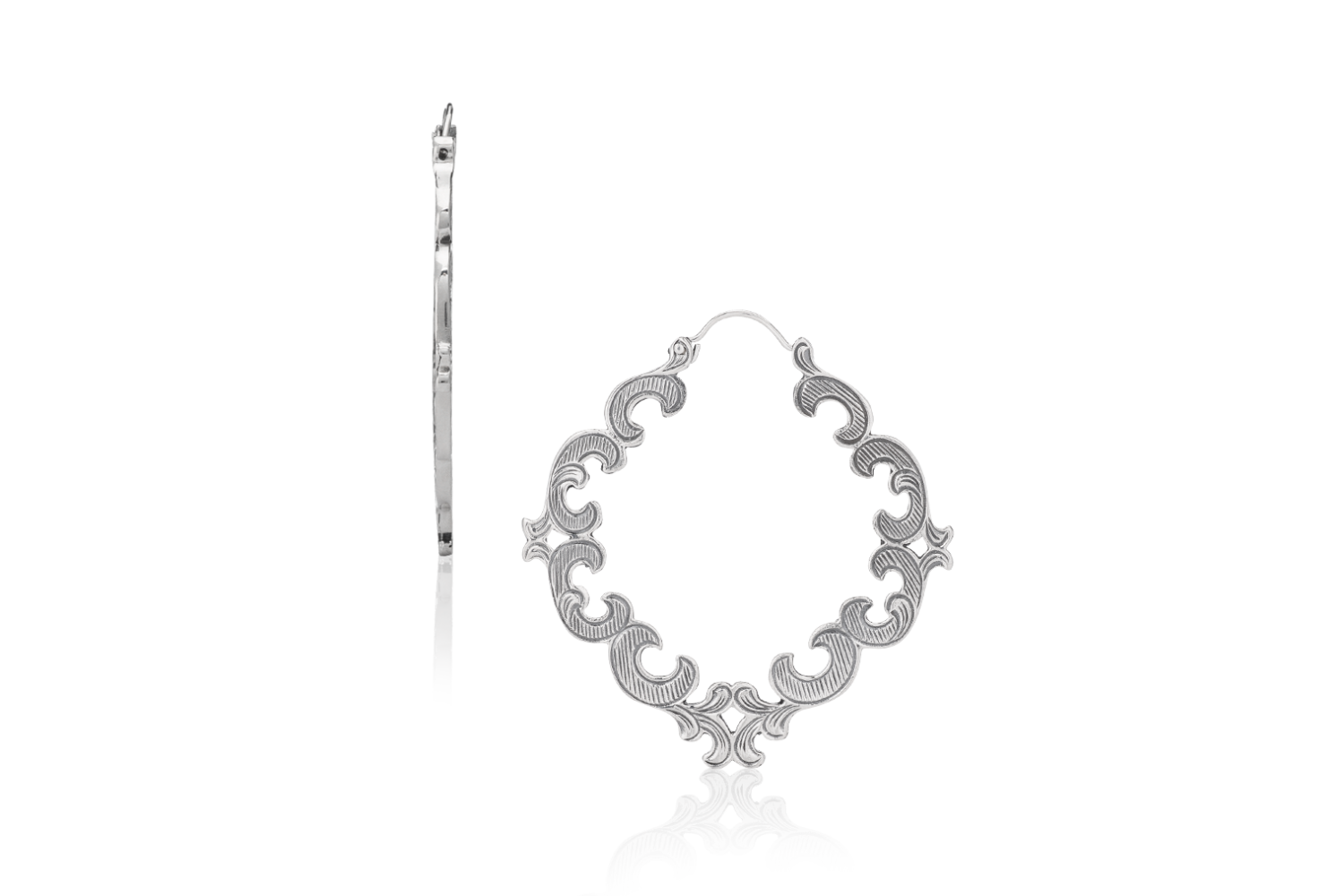Renaissance Scrollwork Earhoops