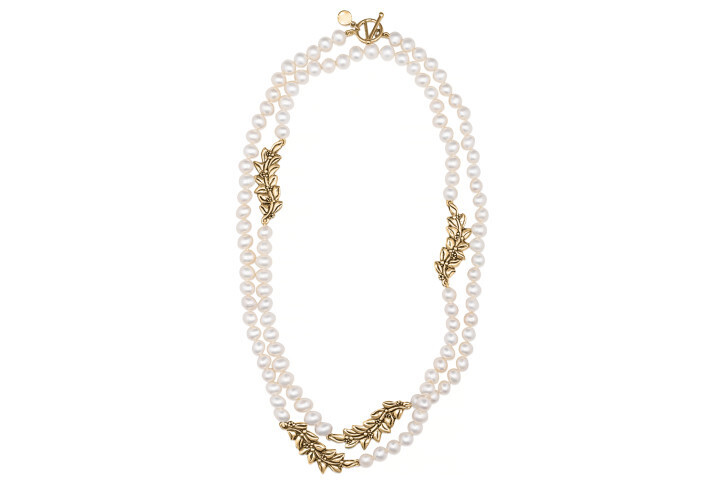 Jasmine FWP Station Necklace Bronze