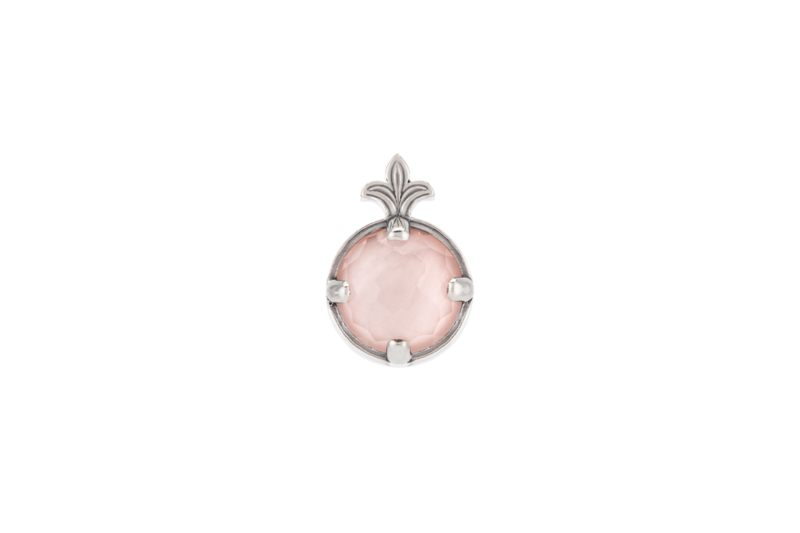Rosette Doublet Pink MOP Pendant