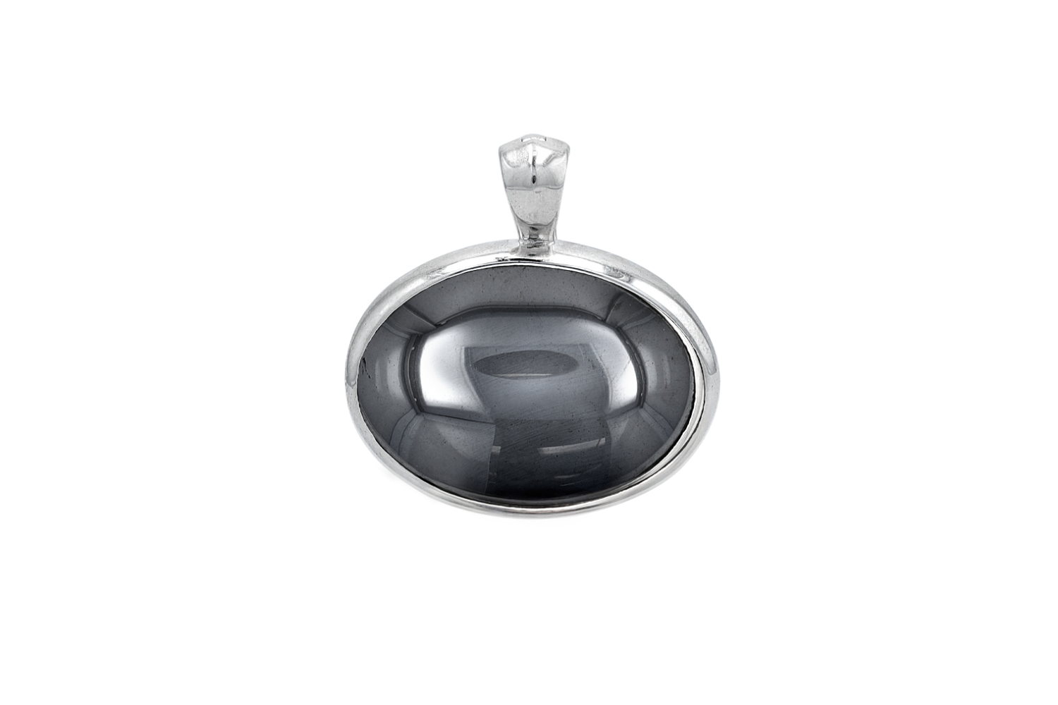 Hematite Pearl Enhancer Pendant