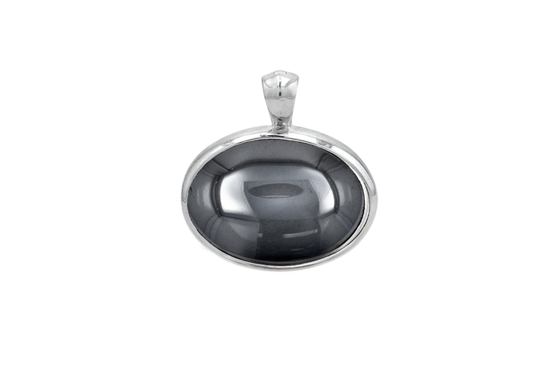Hematite Pearl Enhancer Pendant