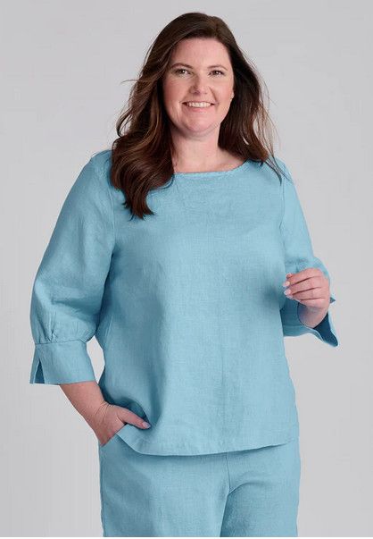 Charming Top, Color: Capri Blue, Size: S