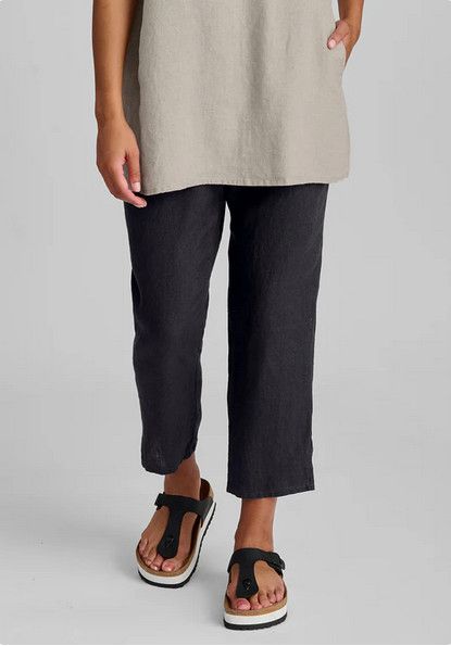Pocketed Ankle Pant, Color: Nine Iron, Size: P