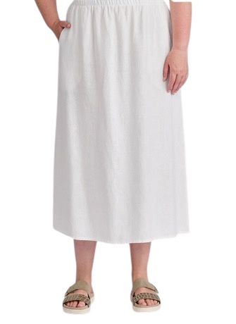 Flax Go To Skirt, Size: P, Color: White