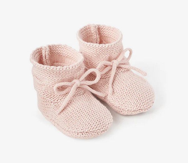 Pink Garter Booties