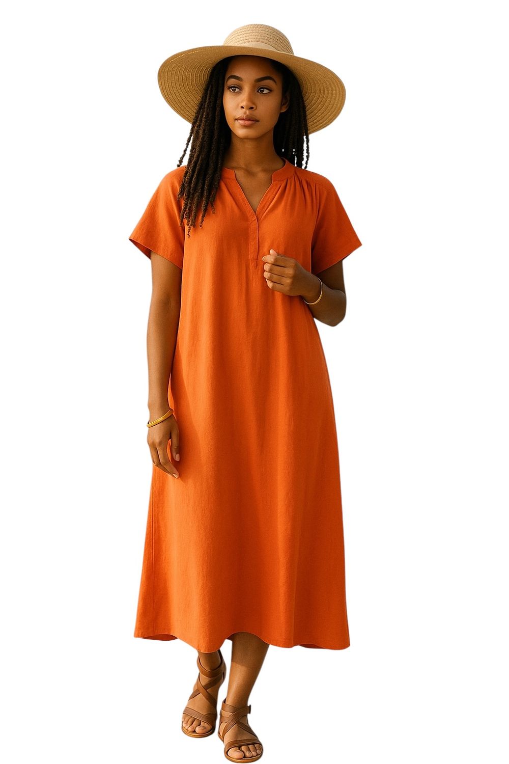 Cafe Dress, Size: P, Color: Koi