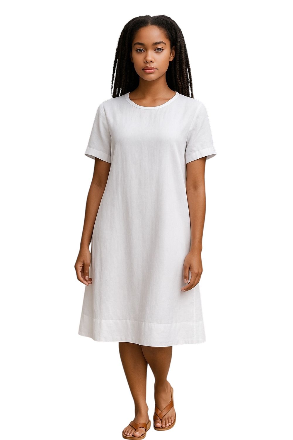 Roadie Tee Dress, Size: S, Color: White