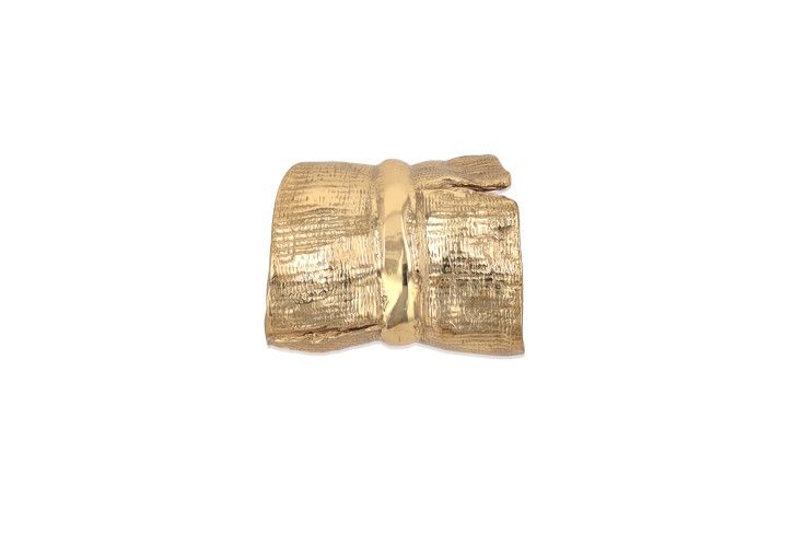 Banana Leaf Ring Pendant, Metal: Bronze