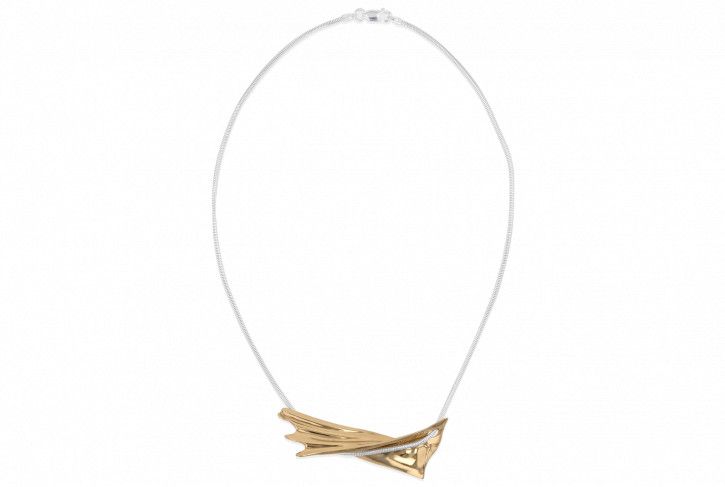 Helix Necklace, Metal: Bronze