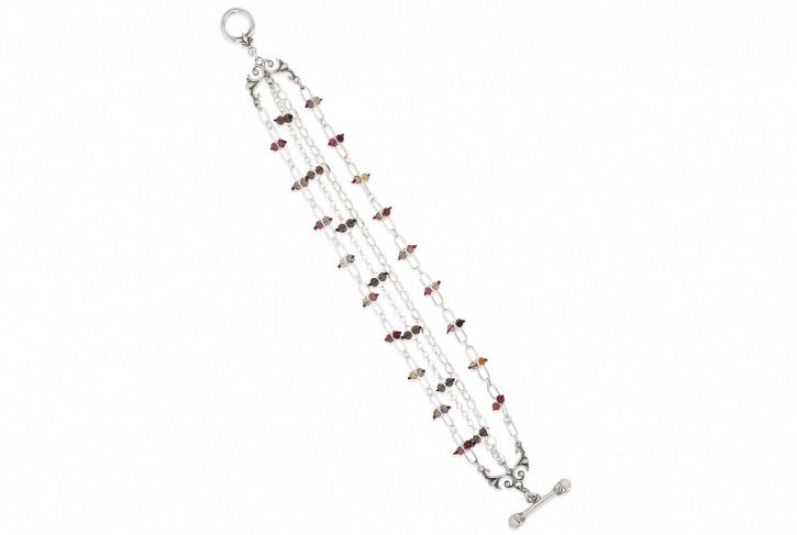 Legacy Forever Toggle Bracelet, Size: 6.5&quot;