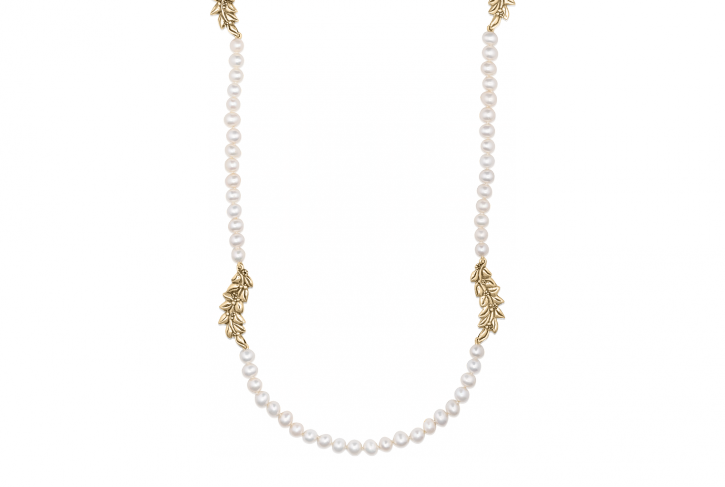 Jasmine FWP Station Necklace Bronze