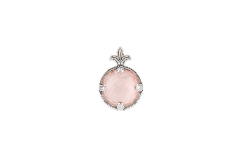Rosette Doublet Pink MOP Pendant