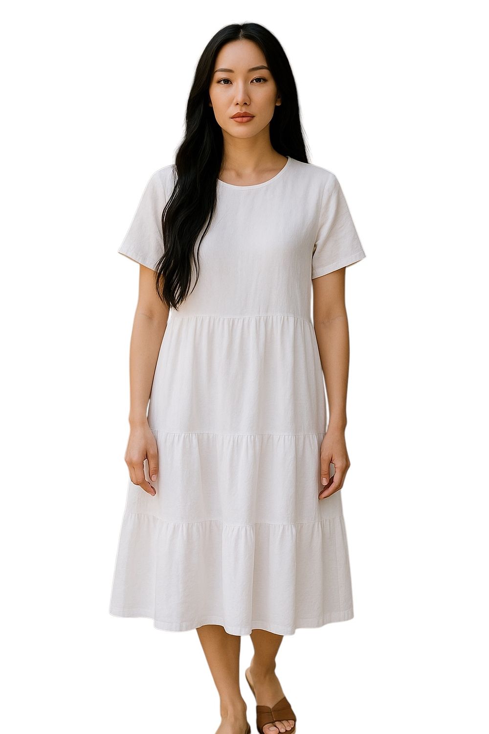 Flax Ruthies Dress, Size: P, Color: White