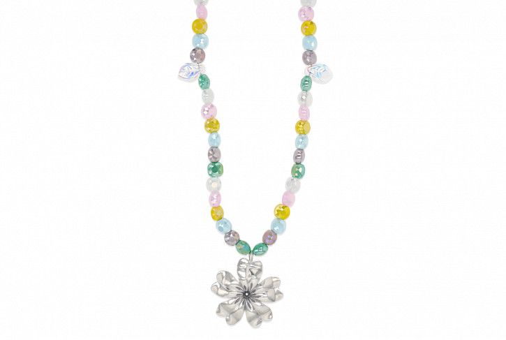 Mardi Gras Float Flower Necklace