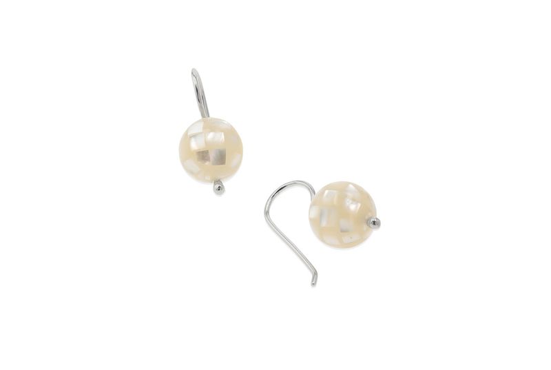 Mosaic MOP Dangle Earrings