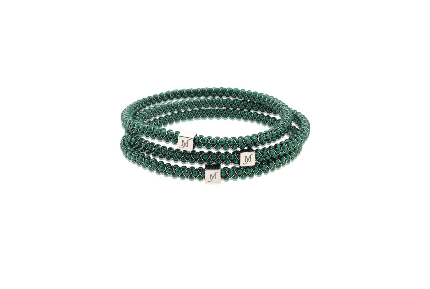 Halo Bangle, Color: Green Wave, Size: S