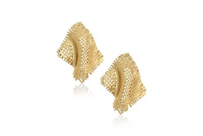 Swatch Earrings Bronze