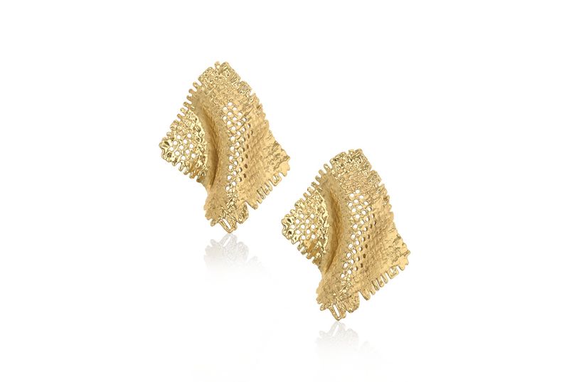 Swatch Earrings Bronze