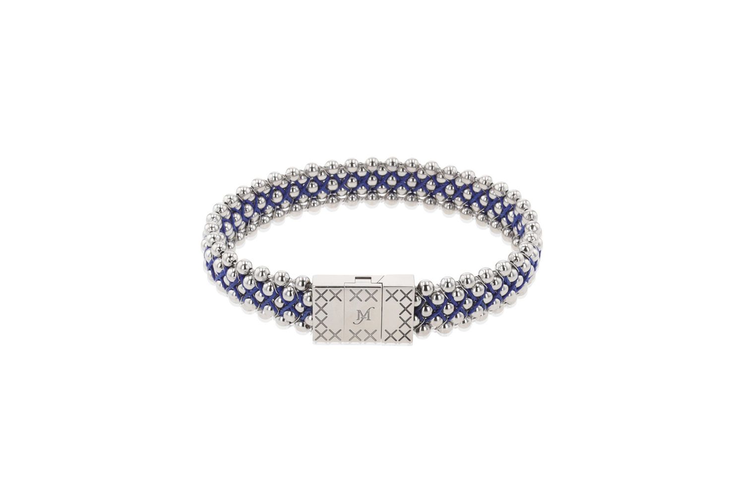 Halo Clique Stitched Bracelet, Size: 6.5"