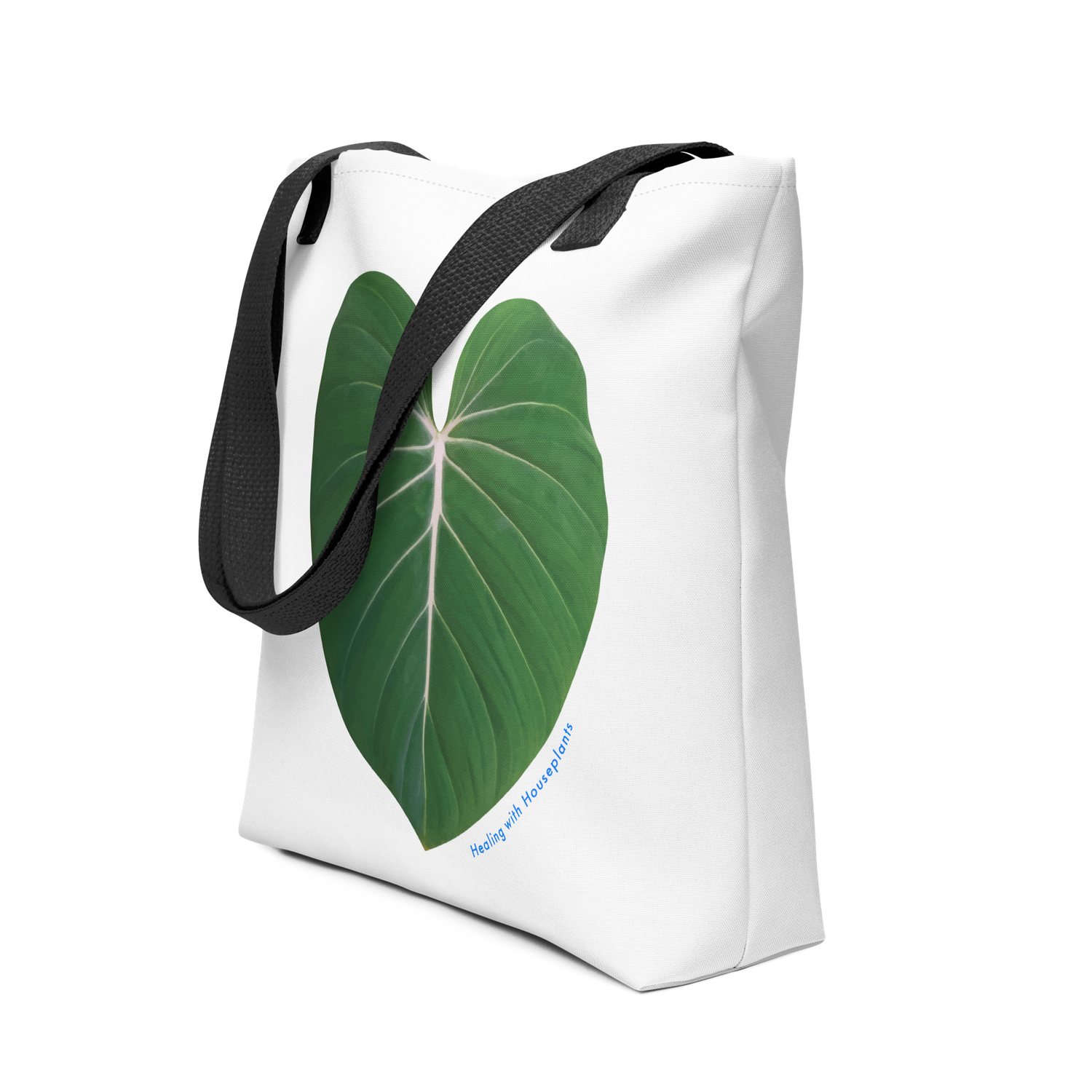 Philodendron &#39;Gloriosum&#39; Leaf White Tote Bag