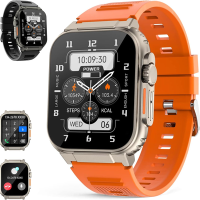 T800 Ultra Smartwatch 2024 Heiße Verkäufe Multifunktions-Bluetooth-Anruf Herzfrequenz-Blutdruck-Erkennung Übungsaufzeichnungsschritt.
Schwarz