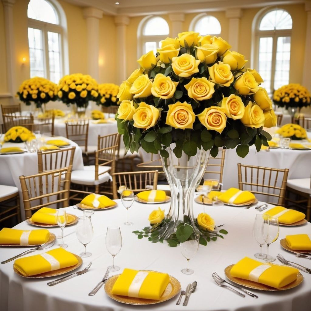 Yellow Rose Wedding Kit