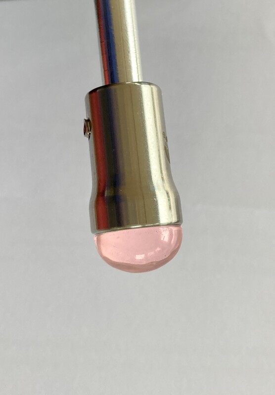 Stimmgabelaufsatz 15mm Rosenquartz