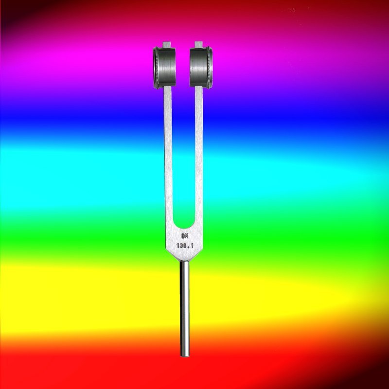 OM-Tuner, mid OM, 136.1 Hz Der Regenbogenklang