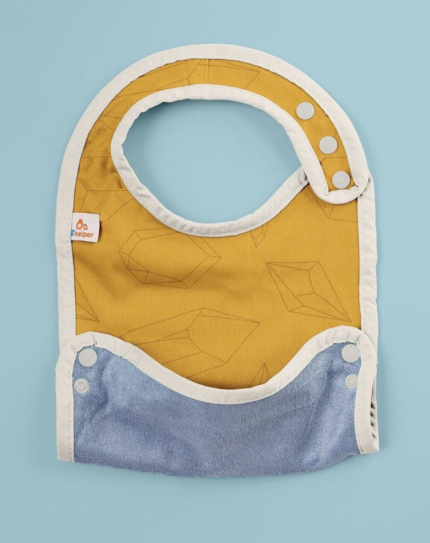 Biggie Bib, Colour: Diamond Mustard