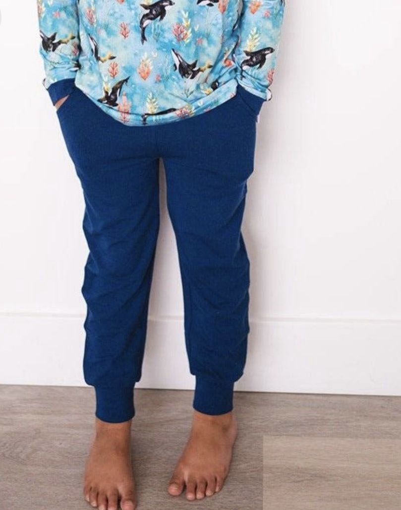 Ploom Jogger, Size: 12-18m, Colour: Deep Sea